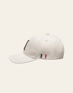 Caps - Baseball Cap Suede II Ivory / Dark Navy