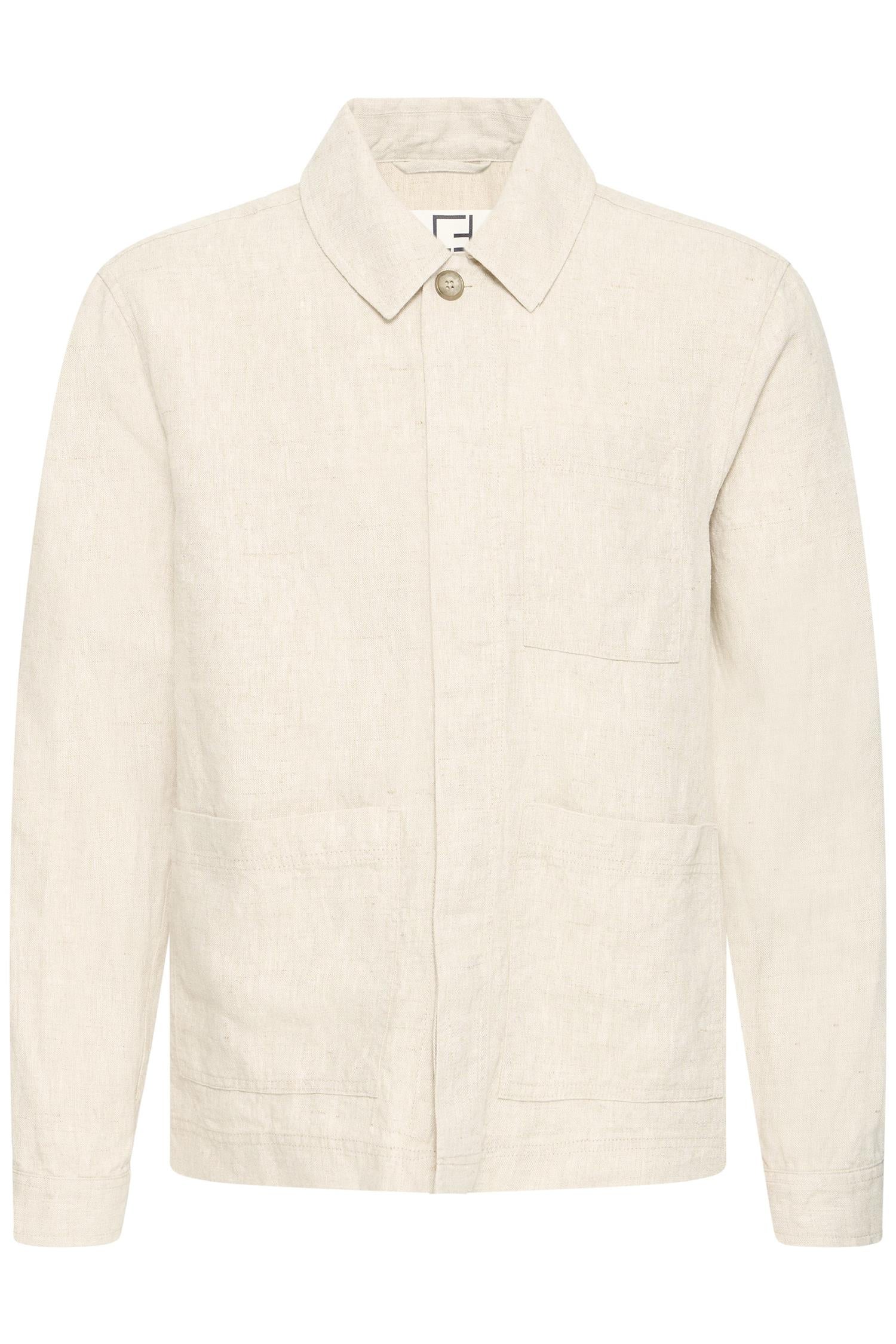 Skjorte - CF Evensen Linen Jacket Sand