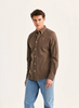 Skjorte - Camden Pique Shirt Brown