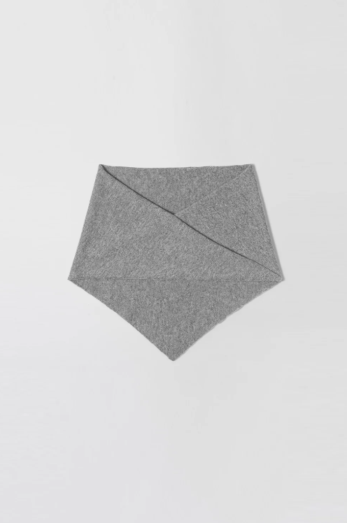 Skjerf - Memoir Cashmere Mini Scarf Gray Melange