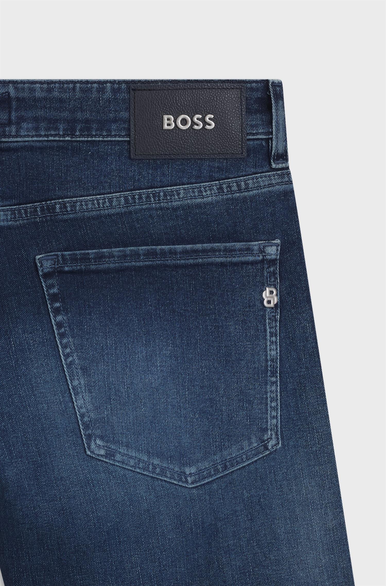 Jeans -  Delaware slim-fit jeans in blue soft-touch denim