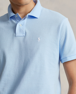 Pique - The Iconic Mesh Polo Shirt Office Blue