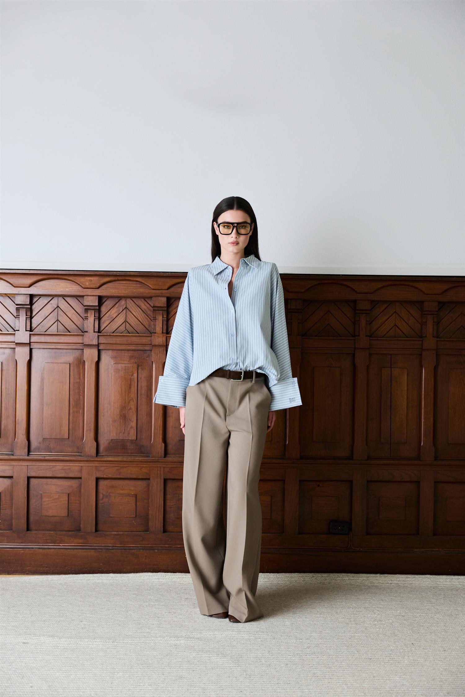 Bukse - Reign Tailored Extra Wide Taupe Grey