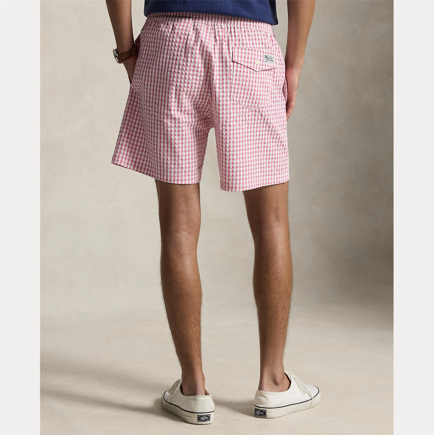 Badeshorts - Travelerer Classic Swim Trunk Resort Rose Gingham