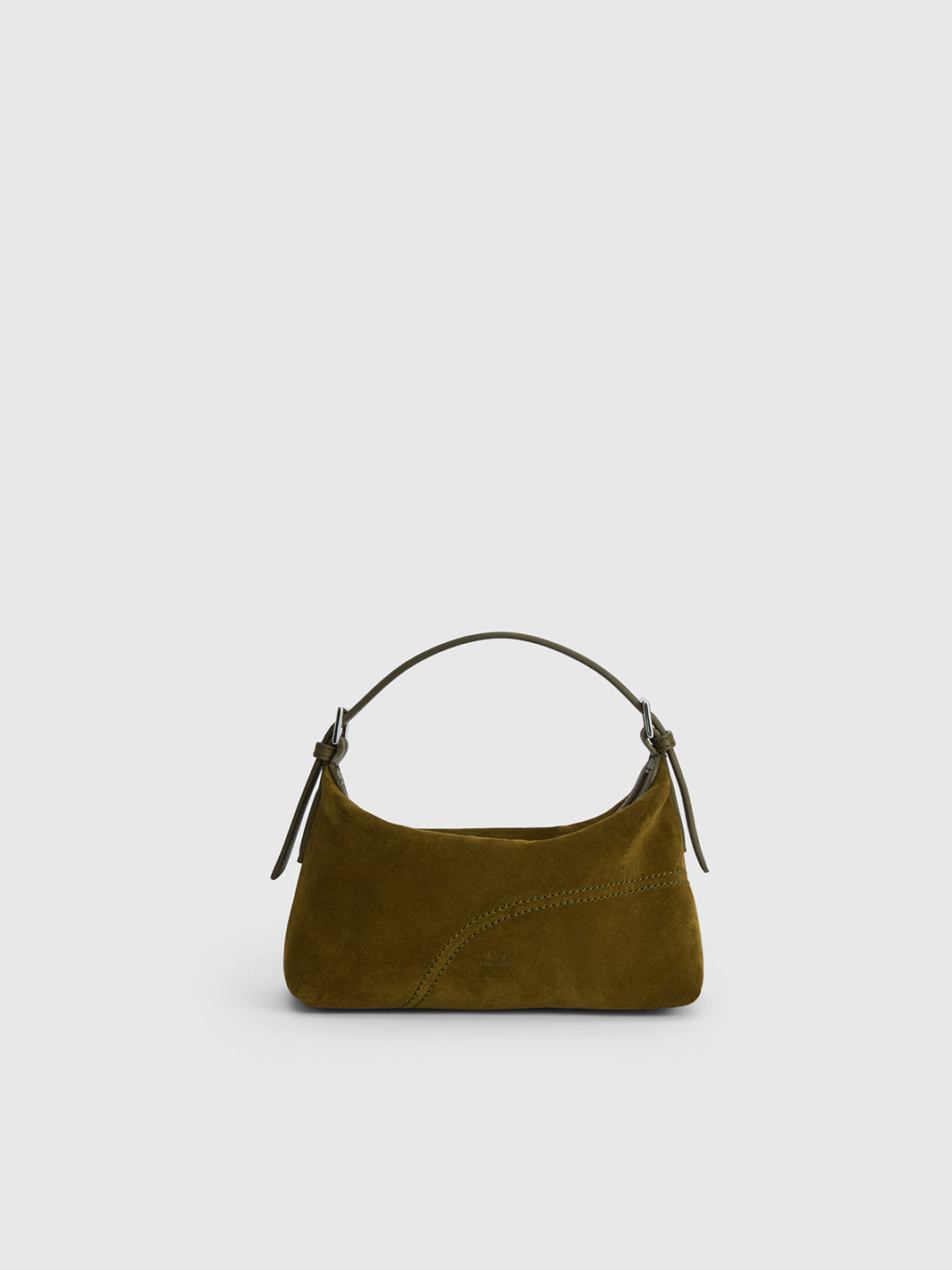 Veske - Vadena Suede Leather Pouch Muschio/Turtle