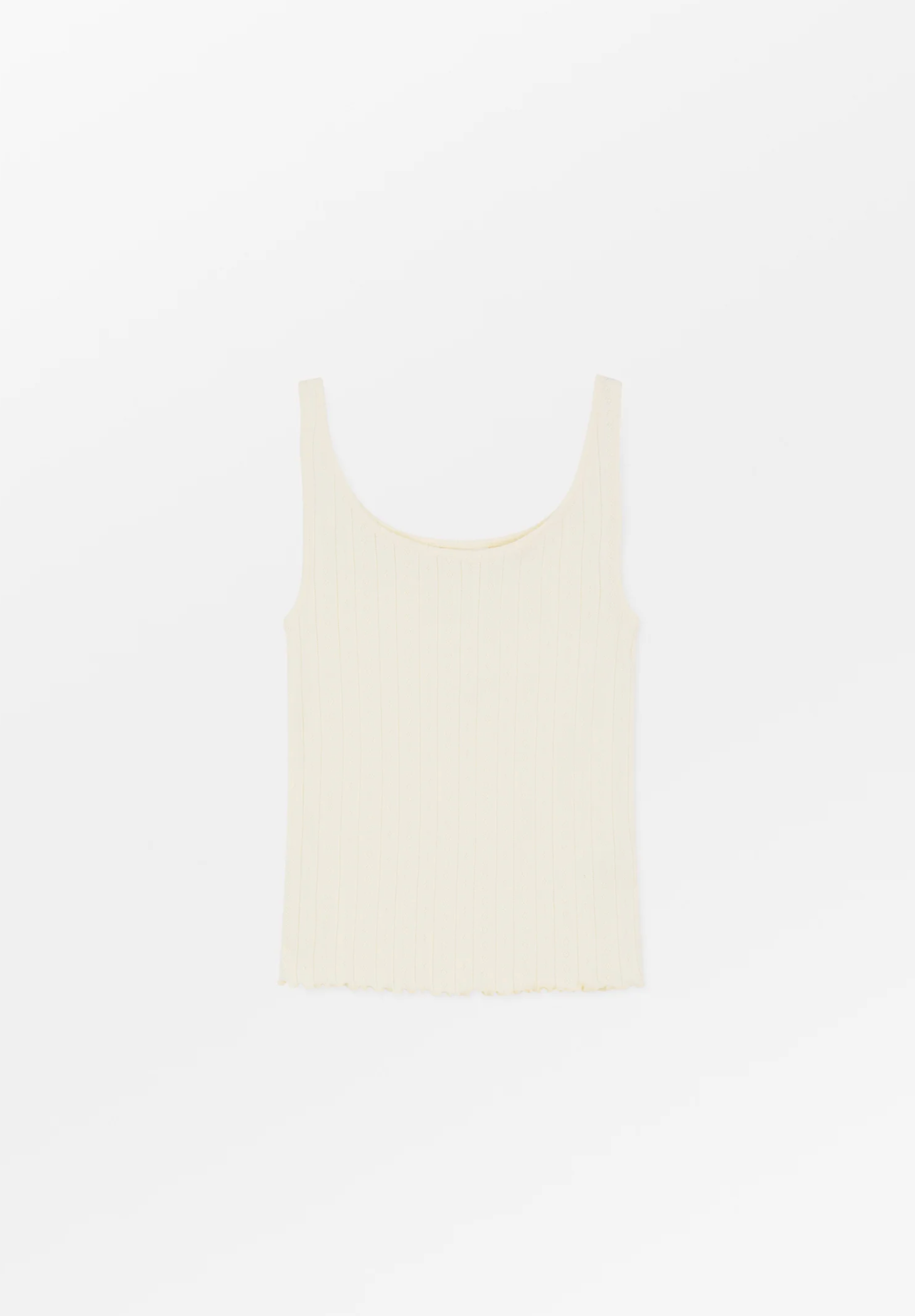 Singlet - Edie Low Back Top Butter