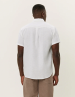 Skjorte - Kris Linen SS Shirt White