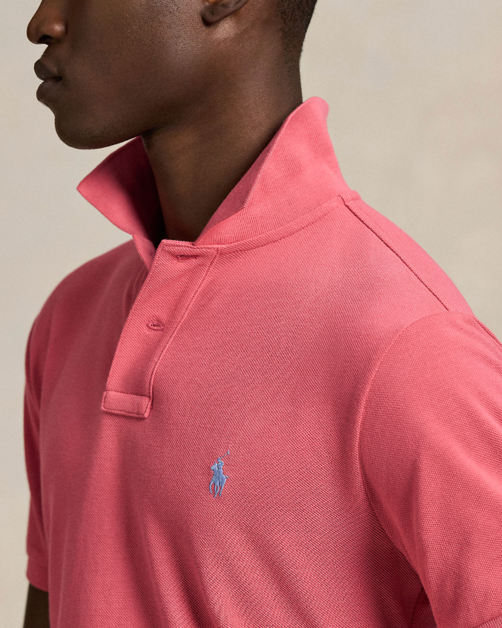 Pique - The Iconic Mesh Polo Shirt Red Sky