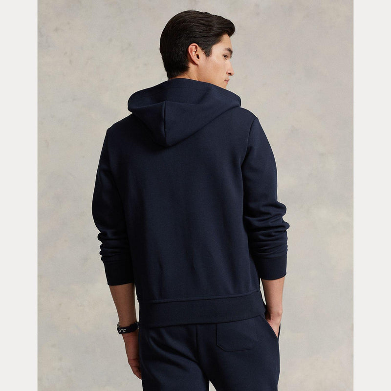 Hettejakke - Double-Knit Full-Zip Hoodie Aviator Navy