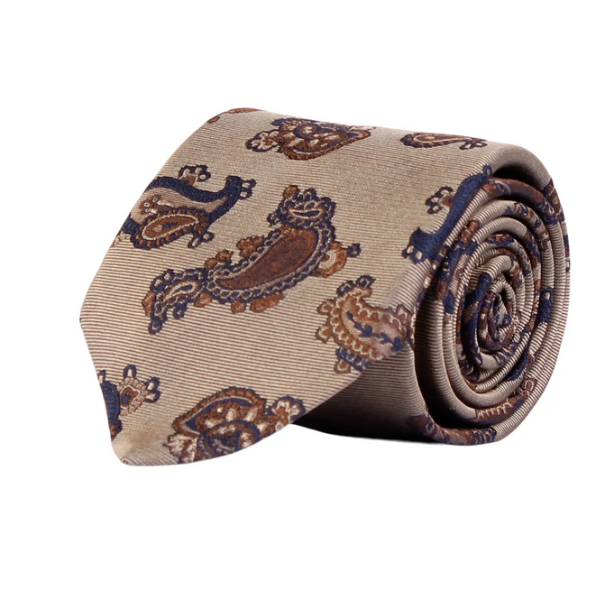 Slips - Classic Tie Paisley  805 Beige