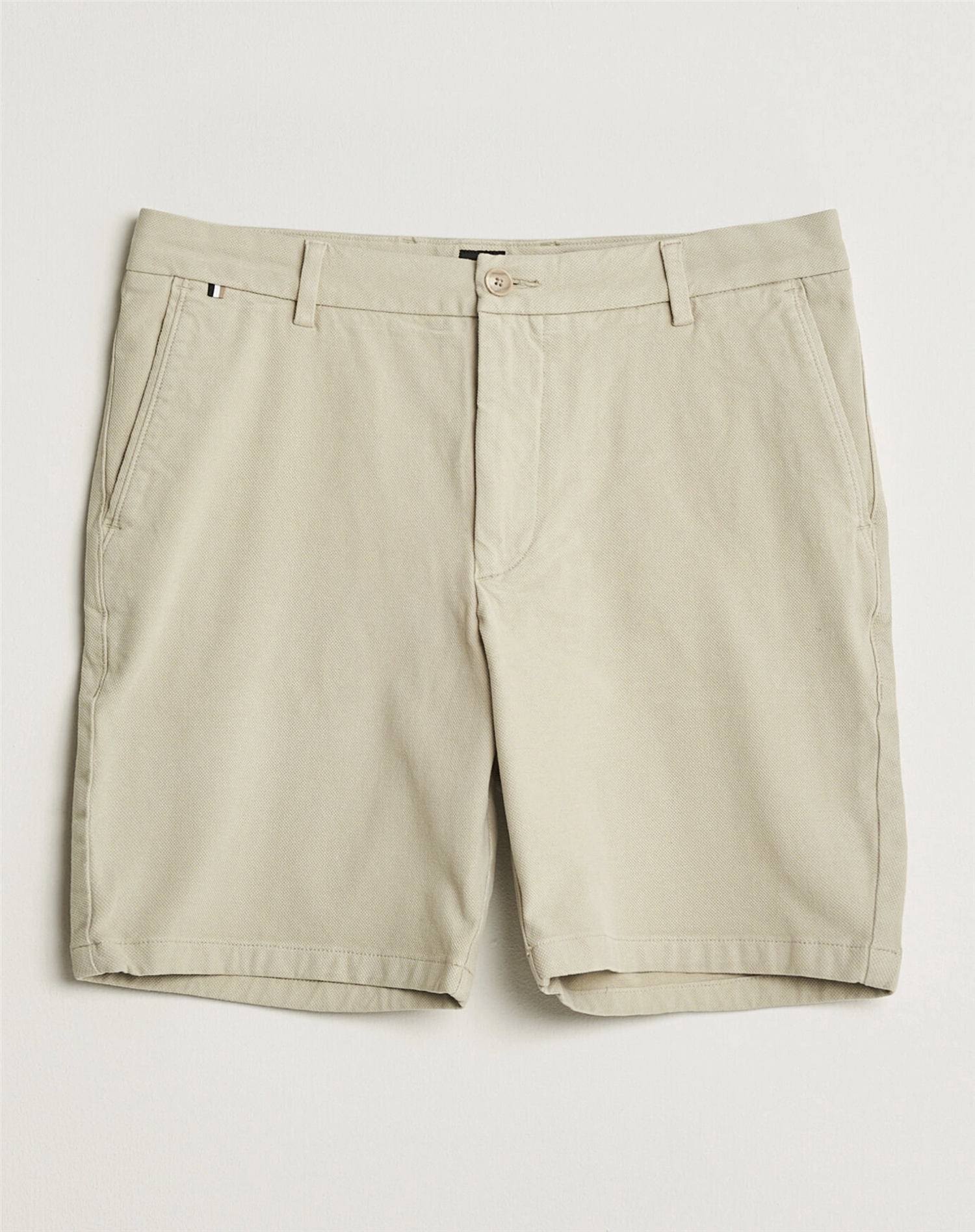 Shorts - Kane Cotton Chino Shorts Open Beige