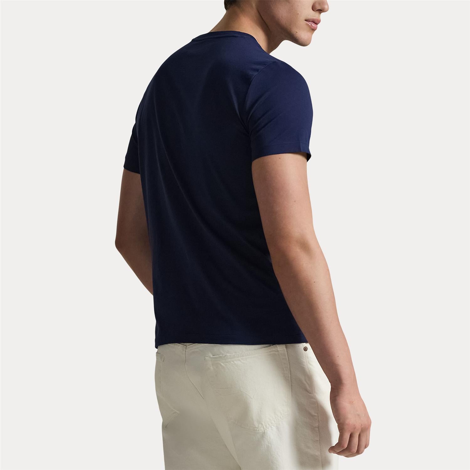 T-Skjorte - Custom Slim Fit Crewneck T-Shirt Newport Navy