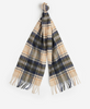 Skjerf - New Check Tartan Scarf Beige Sky Dress Tartan