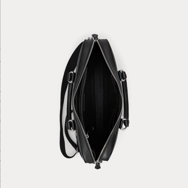 PC veske - Pebble Leather Commuter Bag Black