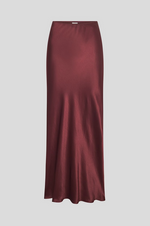 Skjørt - Tyne Satin Maxi Skirt Cranberry Juice