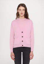 Twin Set - Decano Wool Cashmere Twin Set Pink