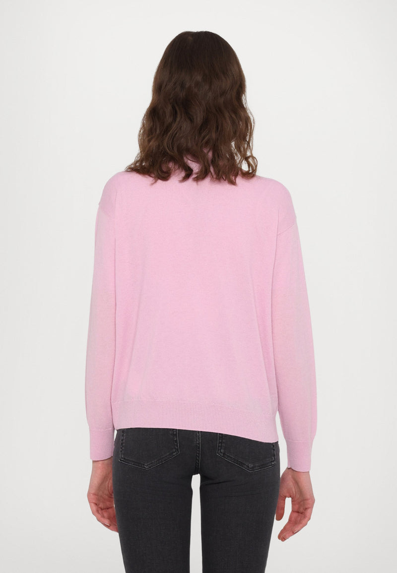 Twin Set - Decano Wool Cashmere Twin Set Pink