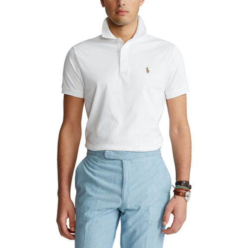 Pique - Custom Slim Fit Interlock Polo White