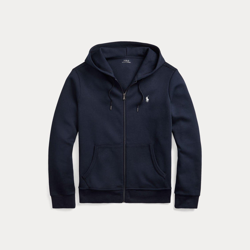 Hettejakke - Double-Knit Full-Zip Hoodie Aviator Navy