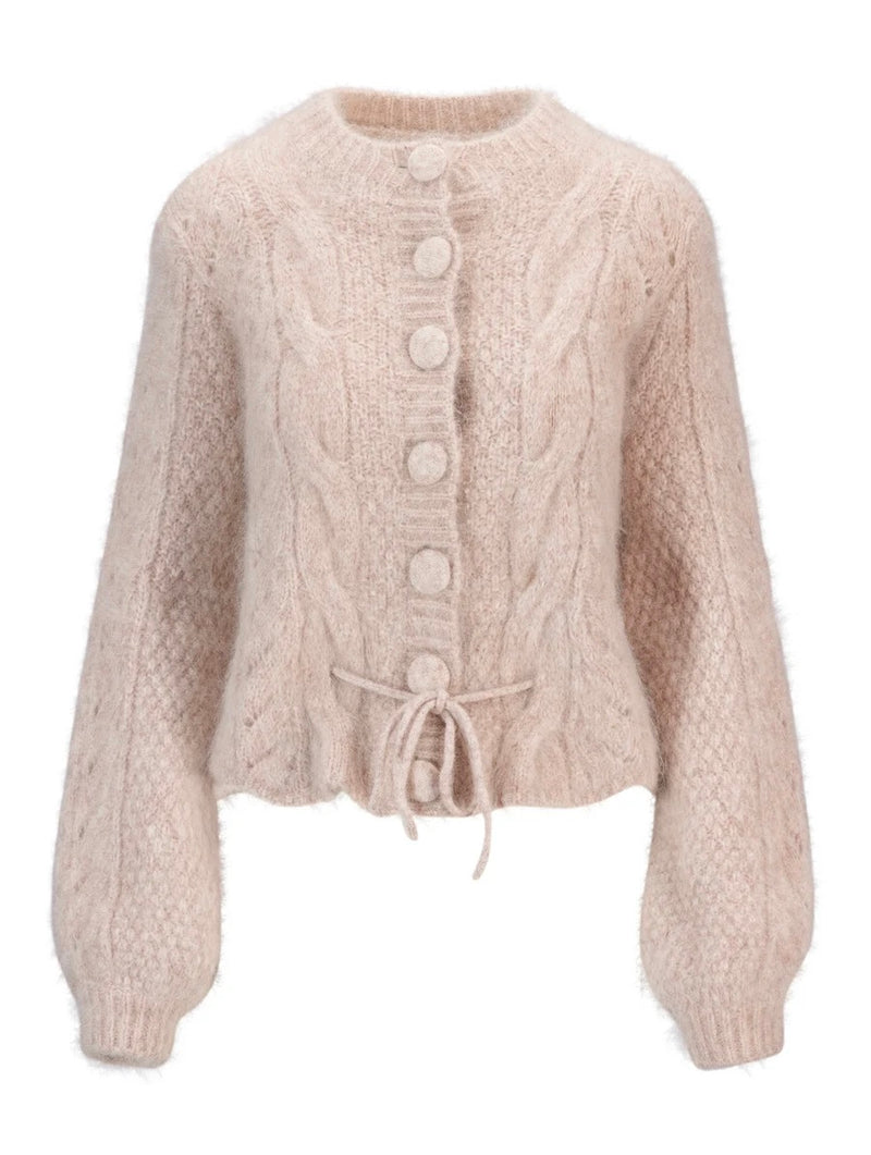 Cardigan - Sophia Chunky Cardigan Beige