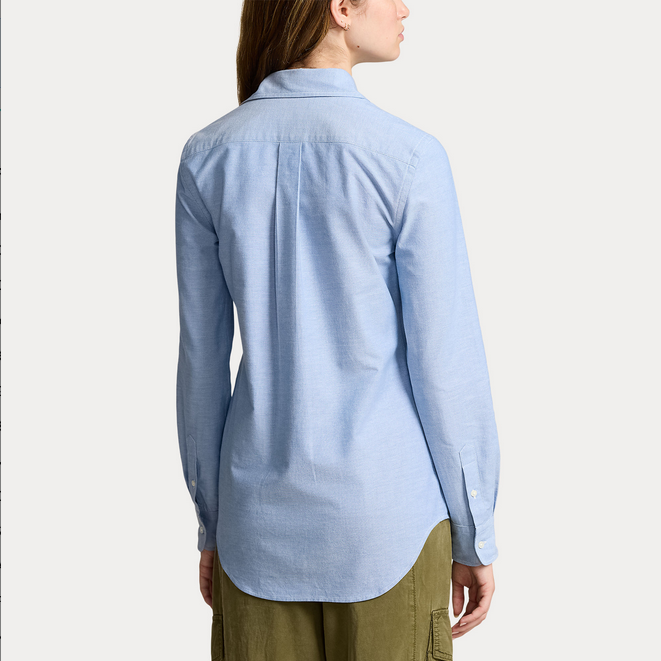 Skjorte - The Iconic Stretch Slim Fit Oxford Shirt Blue