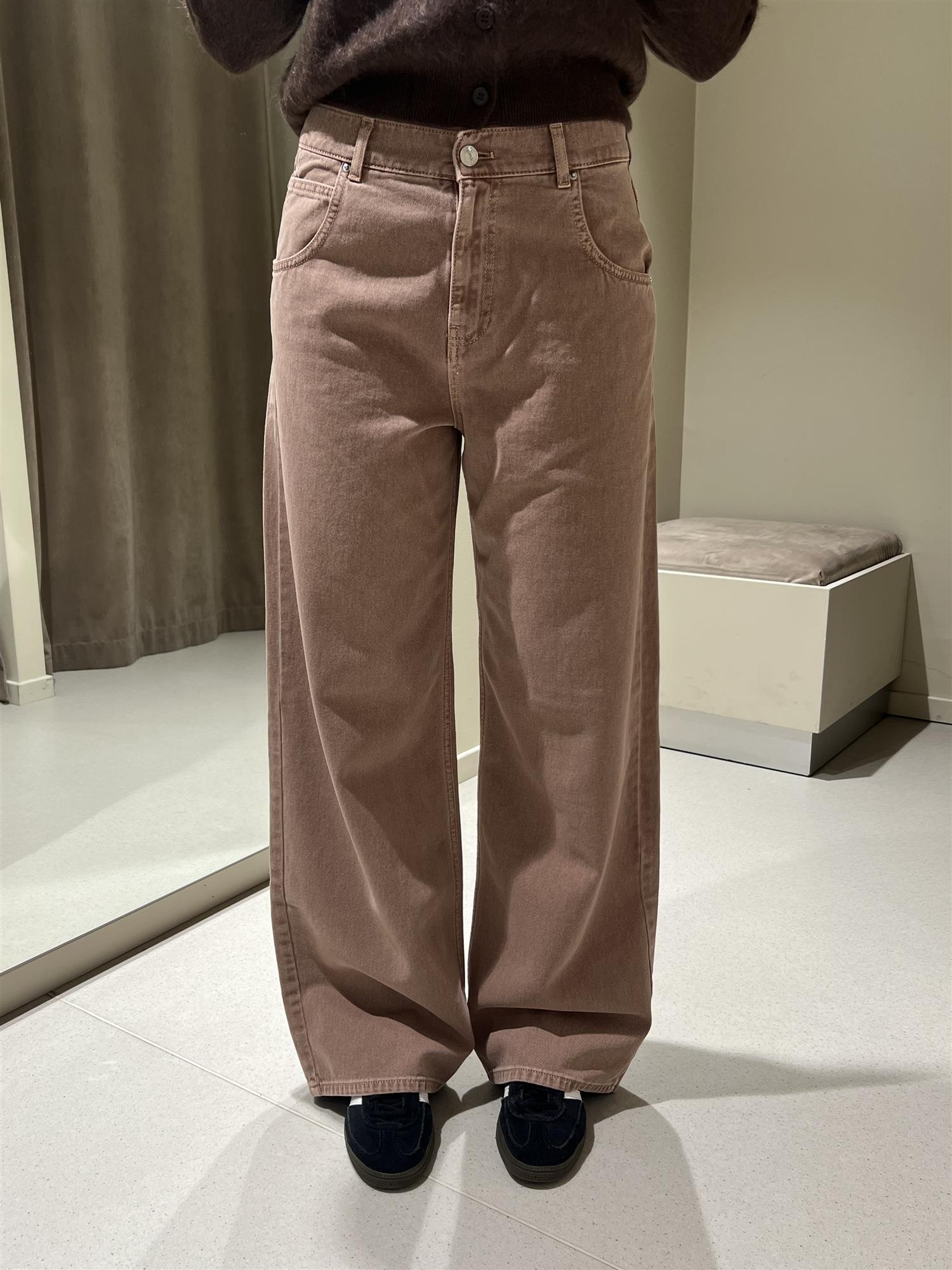 Jeans - Mia Jeans Medium Brown