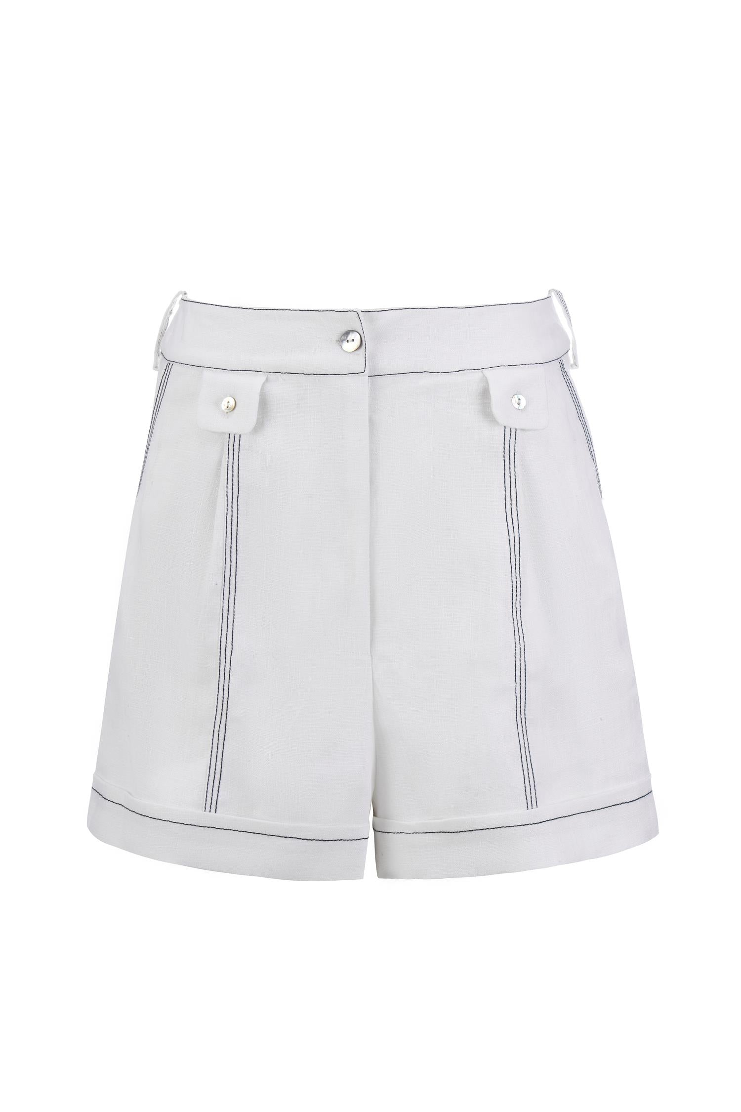 Shorts - The Rory Shorts Ivory