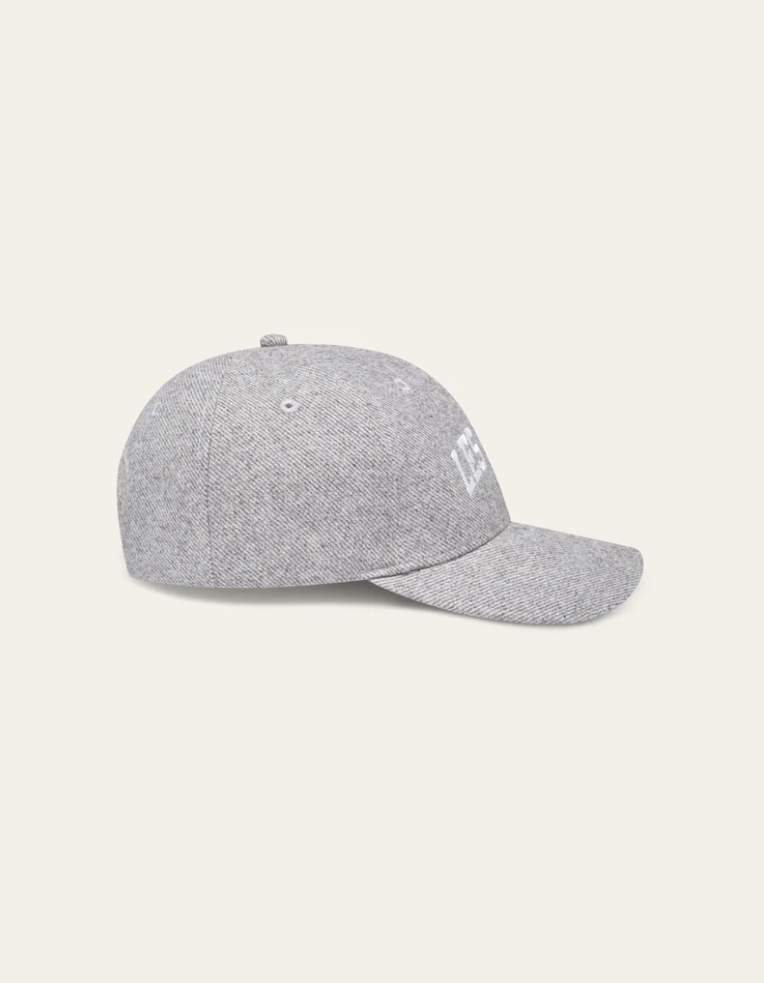 Caps - Wool Baseball Cap Grey Melange
