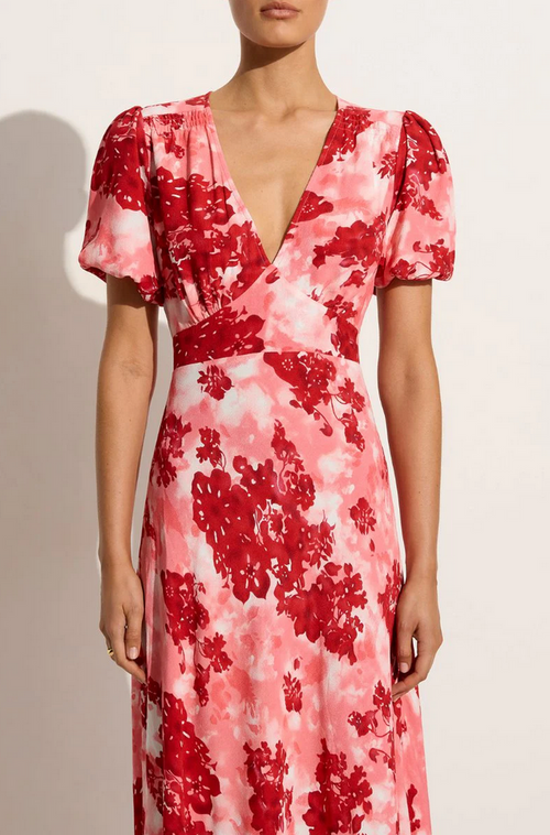 Kjole - Las Mayas Midi Dress Rosella Floral