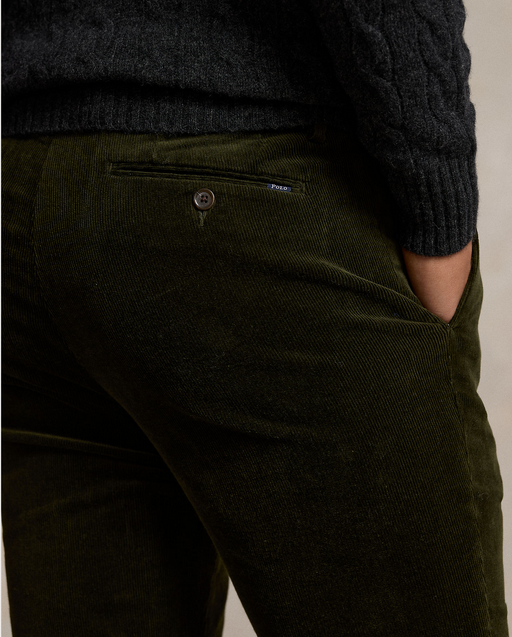 Bukse - Stretch Slim Fit Corduroy Pant Olive