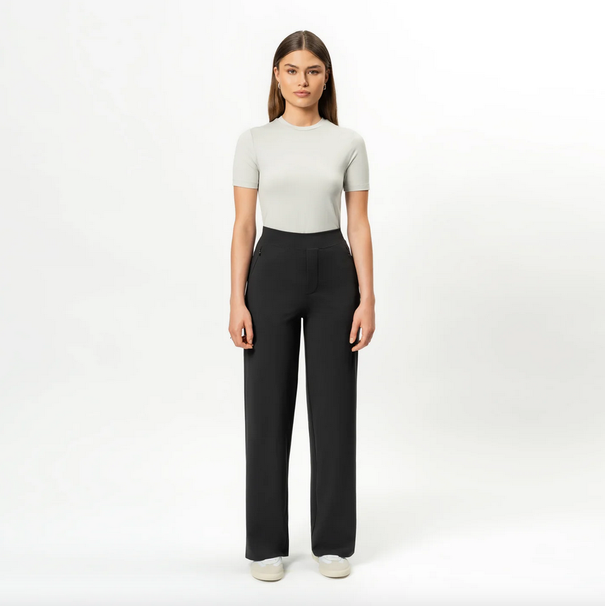 Bukse - Asana Relaxed Straight Pant Black