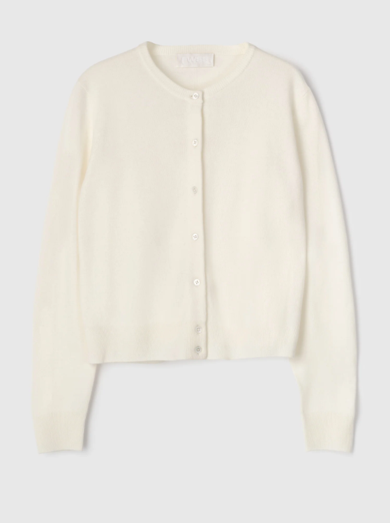 Cardigan - Classic Wool Cardigan Macadamia