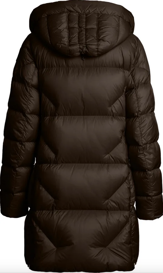 Jakke - Janet Hooded Down Jacket Earth Brown