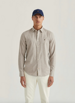 Skjorte - Watts Flannel Shirt Khaki