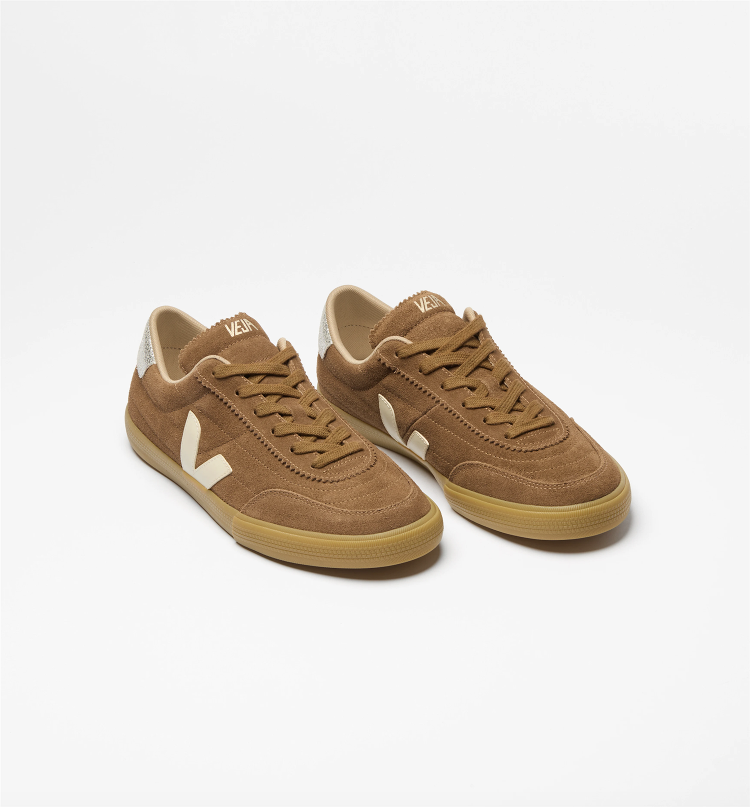 Sneakers - Panenka Suede Brown Pierre Silver