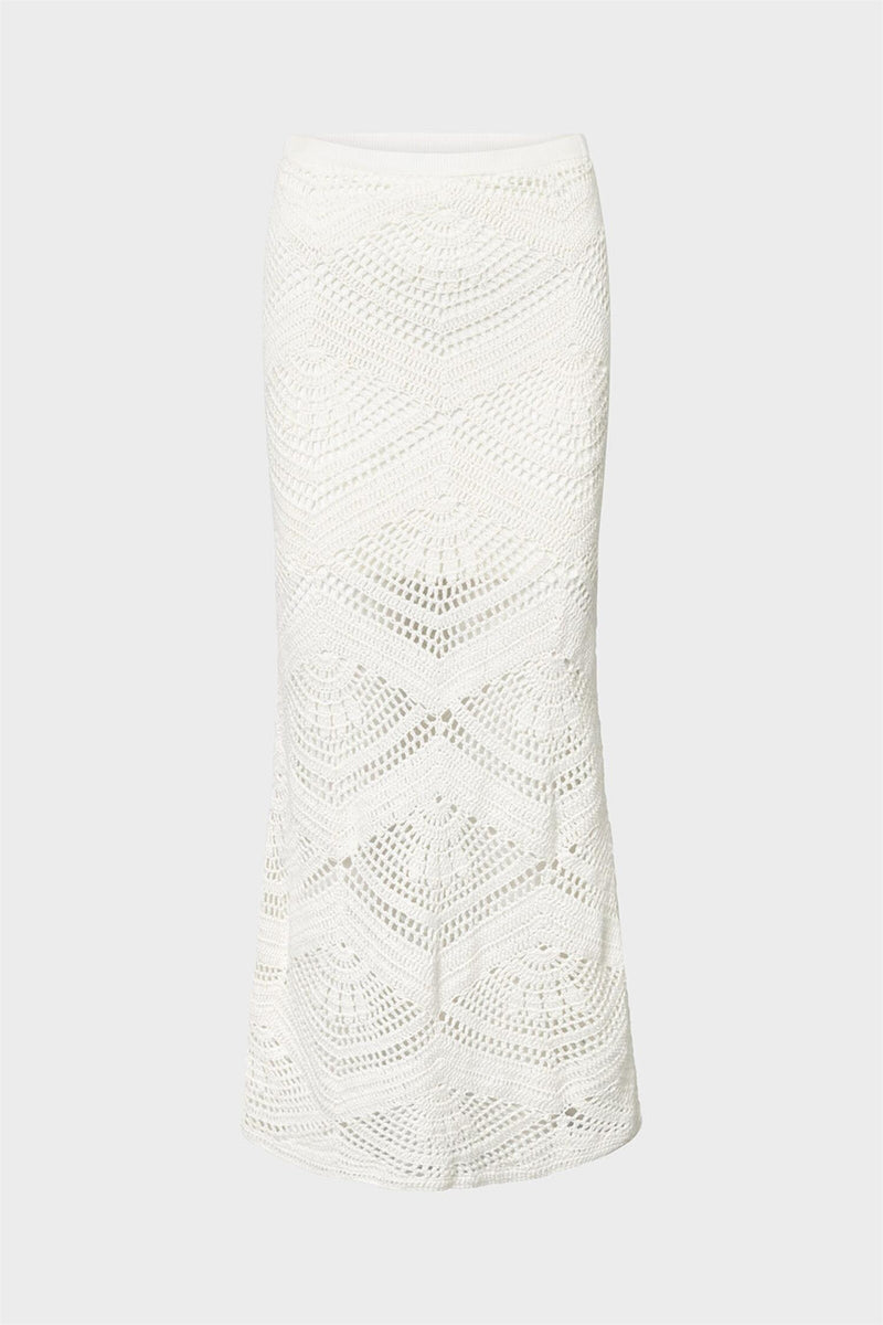 Skjørt - Rosemary Crochet Skirt Off White