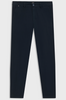 Bukse - Kaiton Slim-Fit Trousers In Stretch-Cotton Twill Dark Blue