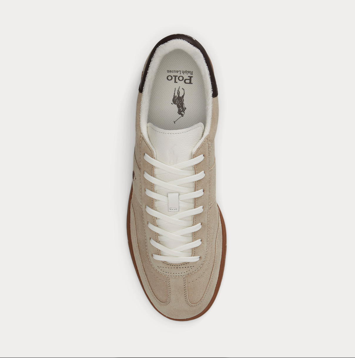 Sko - Bedford Suede Sneaker Milkshake / Dark Brown