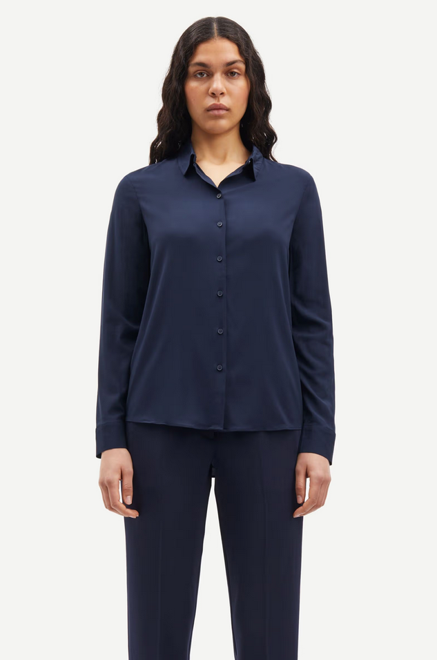 Skjorte - Milly Shirt Dark Sapphire