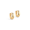 Øredobber - Classic Wide Hoops 15 mm Gold