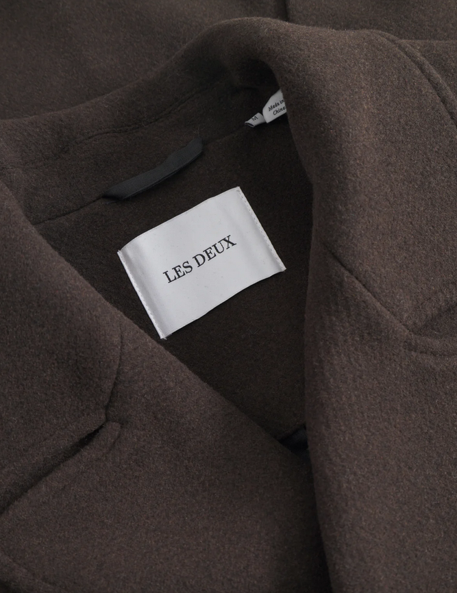 Jakke - McKee Solid Wool Jacket Delicioso