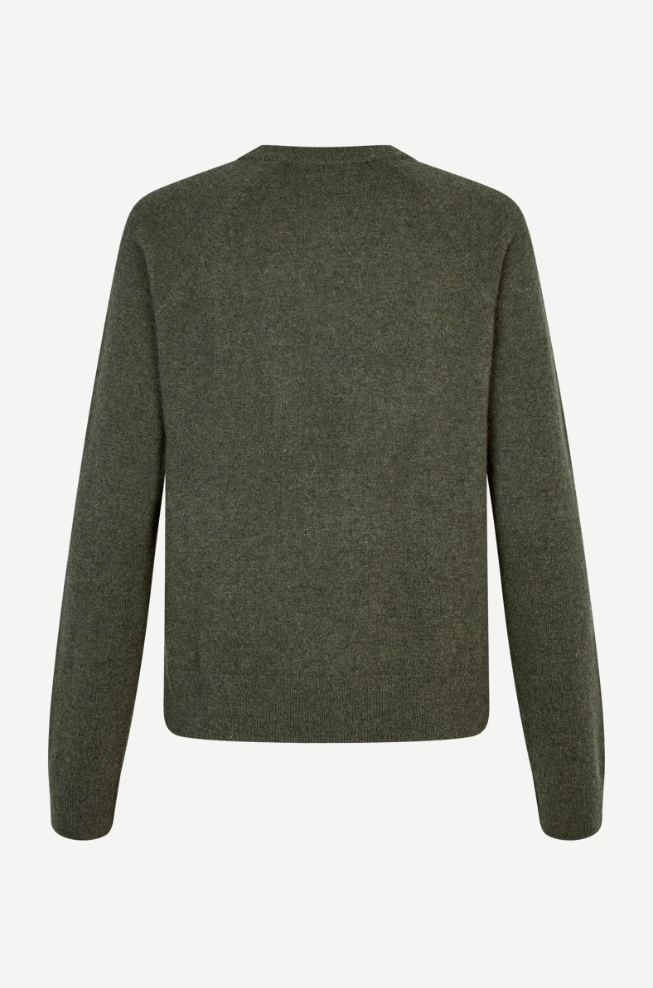 Genser - Boston O-Neck Forest Night Melange
