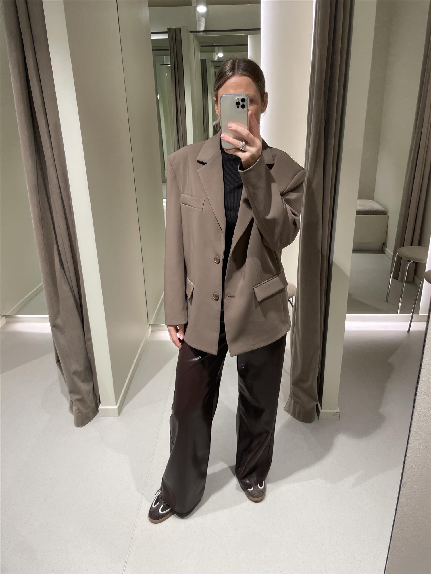 Blazer - Oversized Blazer Dark Earth