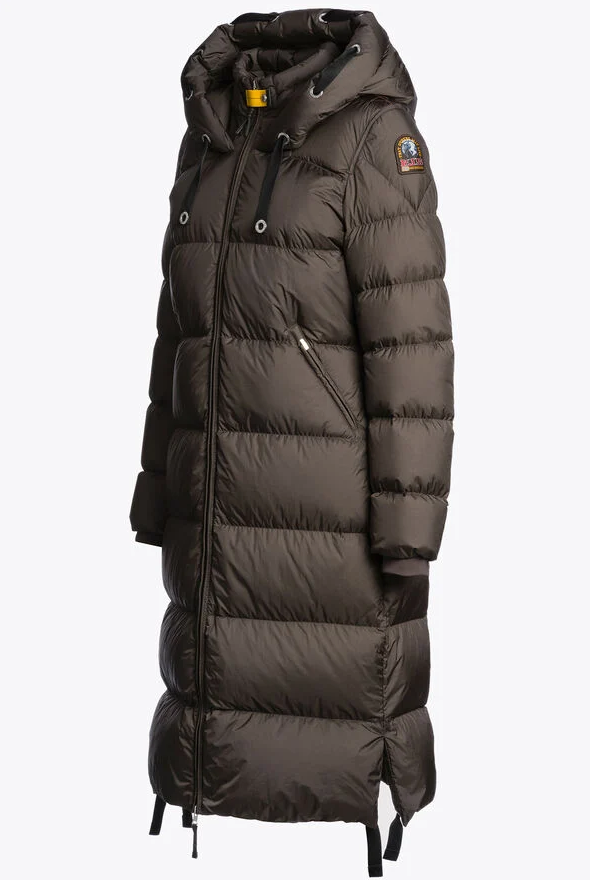 Jakke - Panda Long Down Jacket Earth Brown