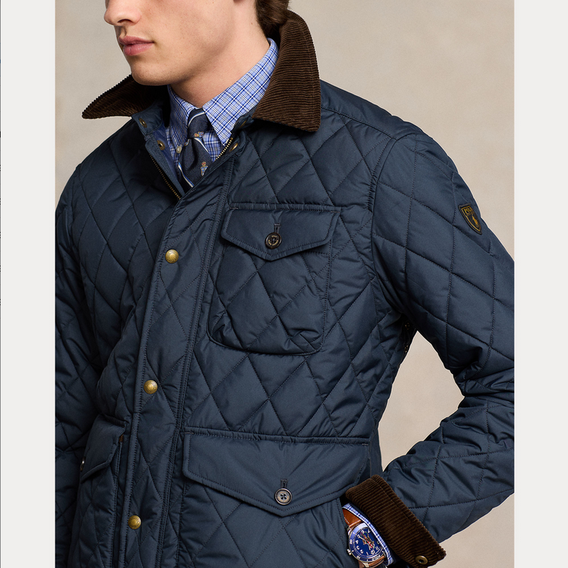 Ytterjakke - The Beaton Quilted Jacket Navy