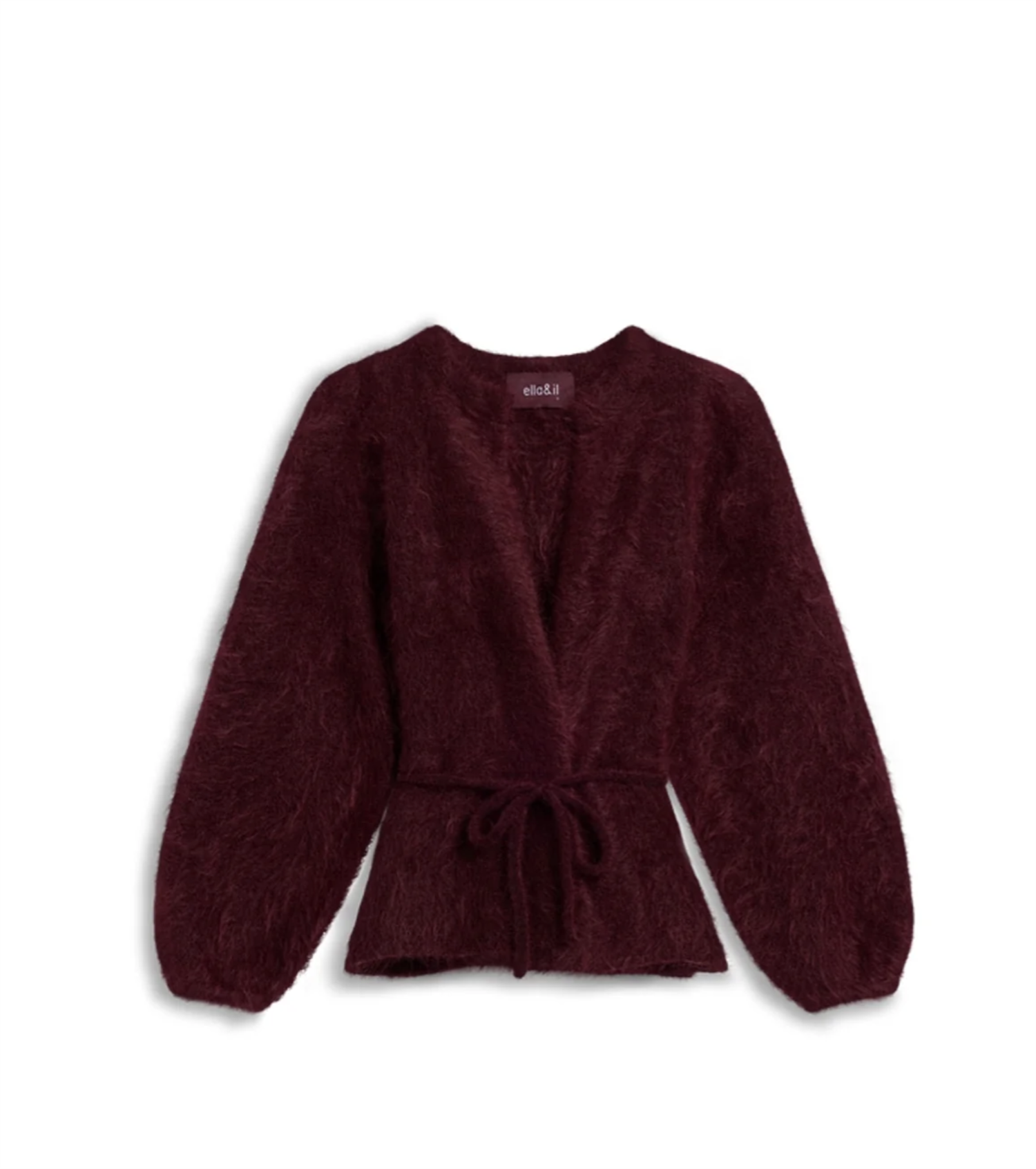 Cardigan - Fredrikke Chunky Cardigan Oxblood