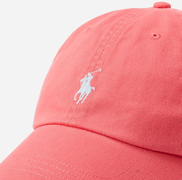Caps - Cotton Chino Ball Cap Pale Red