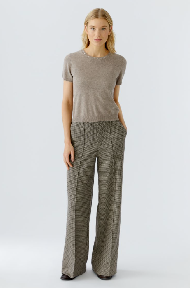 Genser - Jumper Short Sleeve Smokey Taupe