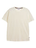T skjorte - Linen T-shirt Off White