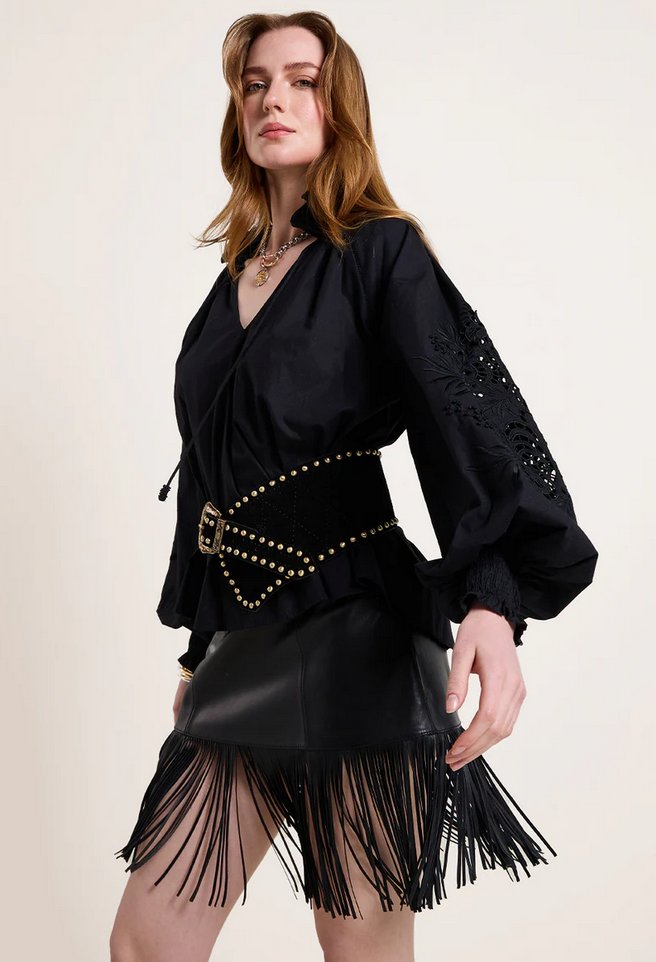 Skjørt - Saskia Skirt Onyx Black